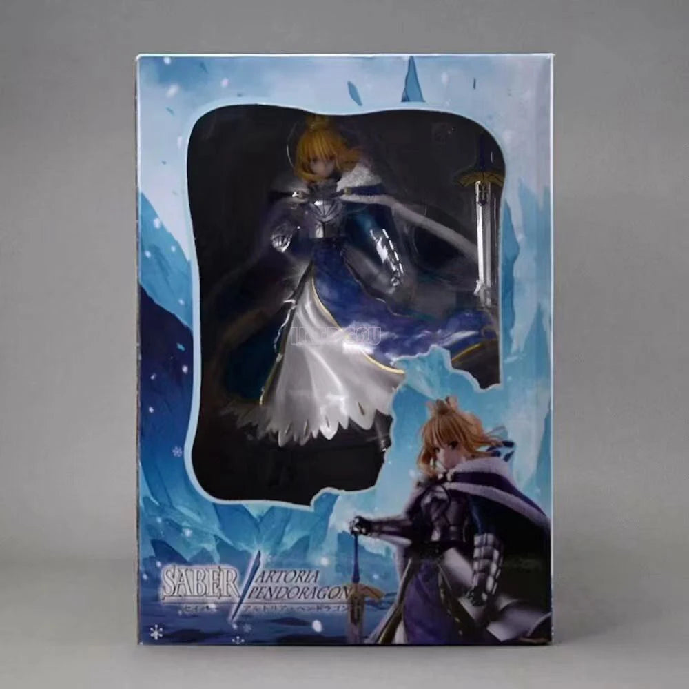 27Cm Fate/Stay Night Altria Pendragon Deluxe Edition FGO 1/7 Japanese Anime PVC Action Figure Toy Game Collectible Model Doll