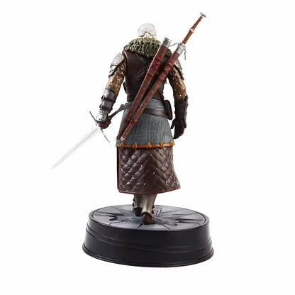 24Cm 3: Wild Hunt Geralt of Rivia Action Figure Toys Game Figurinepvc Collection Model Ornaments Gift for Children