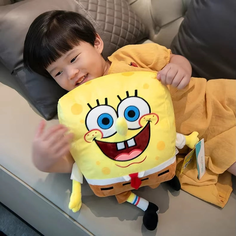 Anime Spongebob Squarepants Patrick Star Squidward Eugene H. Krabs Gary Kawaii Stuffed Plush Toys Keychain Birthday Gift for Kid