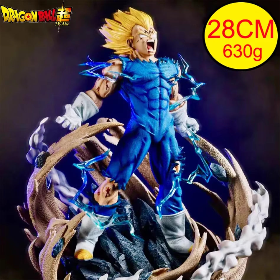 HOT 28Cm Dragon Ball Z GK Figure MAXIMATIC the Vegeta Super Saiyan Son Majin Vegeta Self-Destuct Vegeta Figure Toys Model Gift