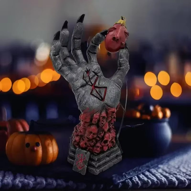 23Cm Berserk Hand of God Anime Figure Devil Hand Figurine Hand of God Statue Collectible Model Doll Toys Gift Home Decor