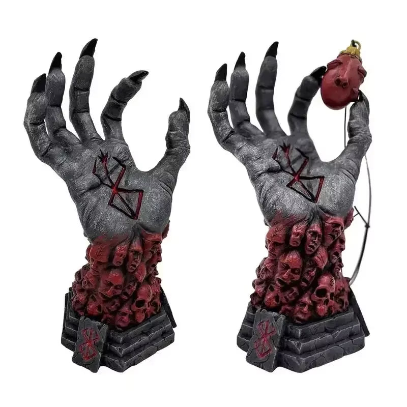 23Cm Berserk Hand of God Anime Figure Devil Hand Figurine Hand of God Statue Collectible Model Doll Toys Gift Home Decor