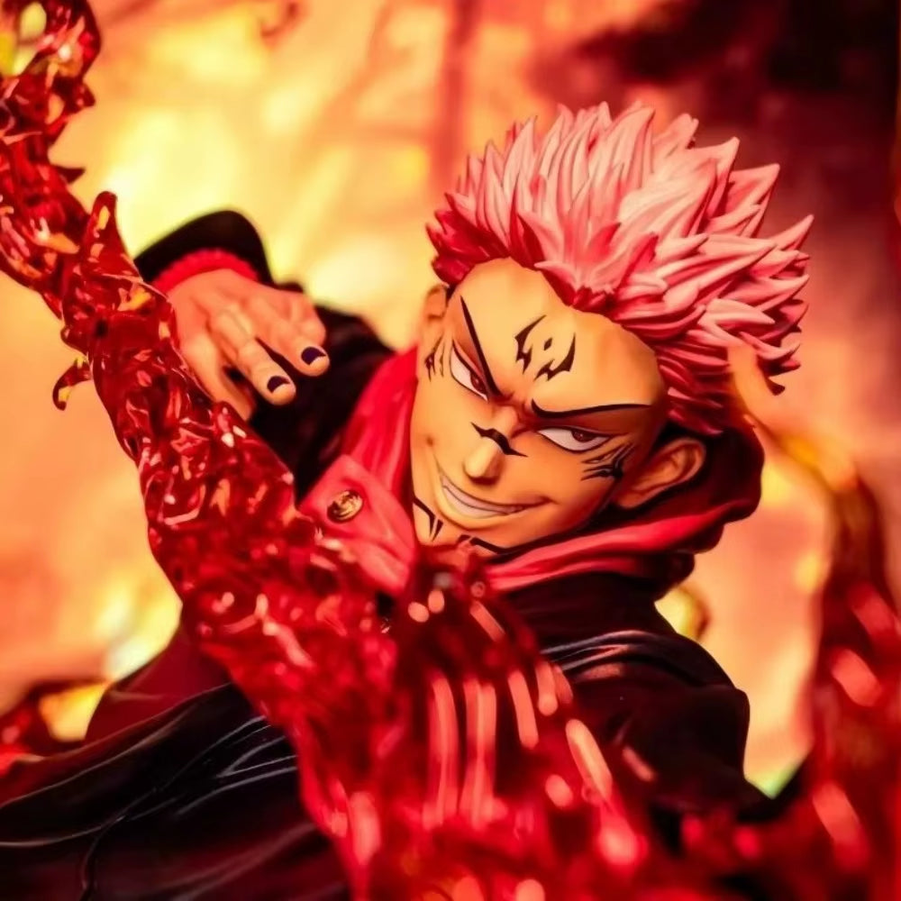 Jujutsu Kaisen Ryomen Sukuna Itadori Yuji Anime Figure Model Toy King of the Curse Returns to the Extreme Battle PVC Model Toys