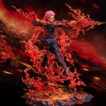 Jujutsu Kaisen Ryomen Sukuna Itadori Yuji Anime Figure Model Toy King of the Curse Returns to the Extreme Battle PVC Model Toys