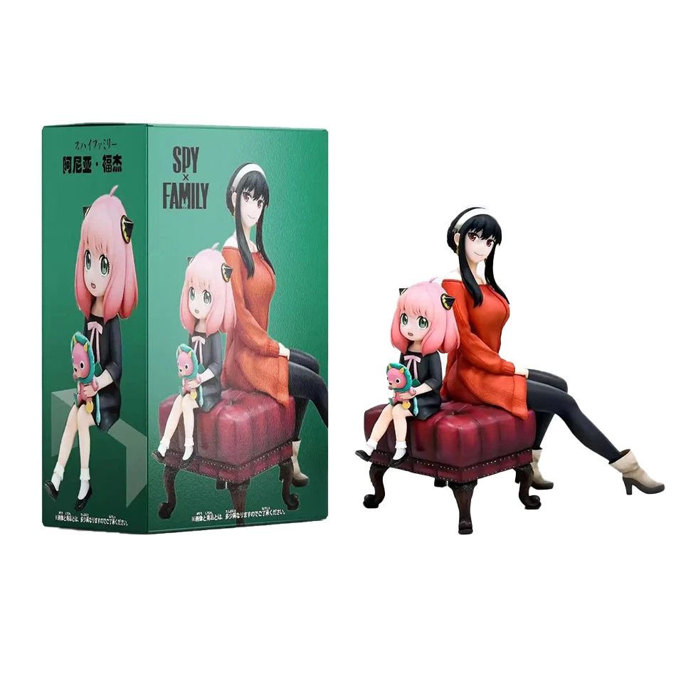 15CM Anime Figure SPY×FAMILY Anya Alstreim Yor Forger Action Figure PVC Table Decoration Figure Model Toy Gift for Children
