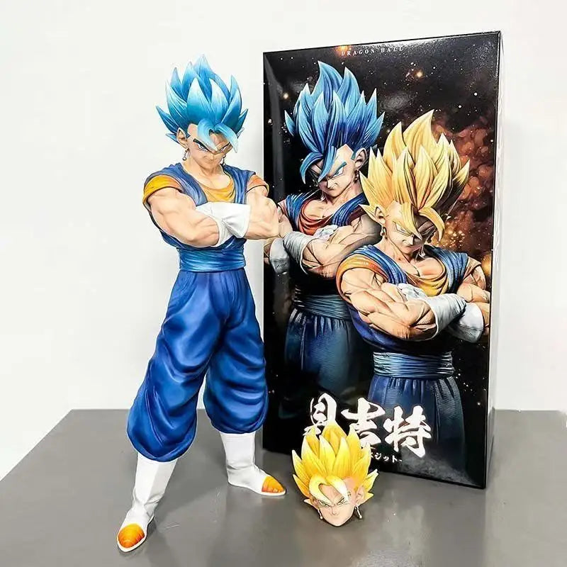 In Stock Anime Dragon Ball Figure 30Cm Vegeta Figurine Gogeta Statue Doll Collection Action Figure Model Toy Gift