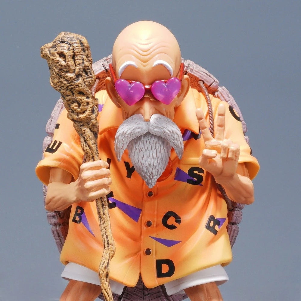 26Cm/10.24In Anime Dragon Ball Figure Master Roshi Action Figures Pvc Kame Sennin Statue Collection Model Toys Gifts
