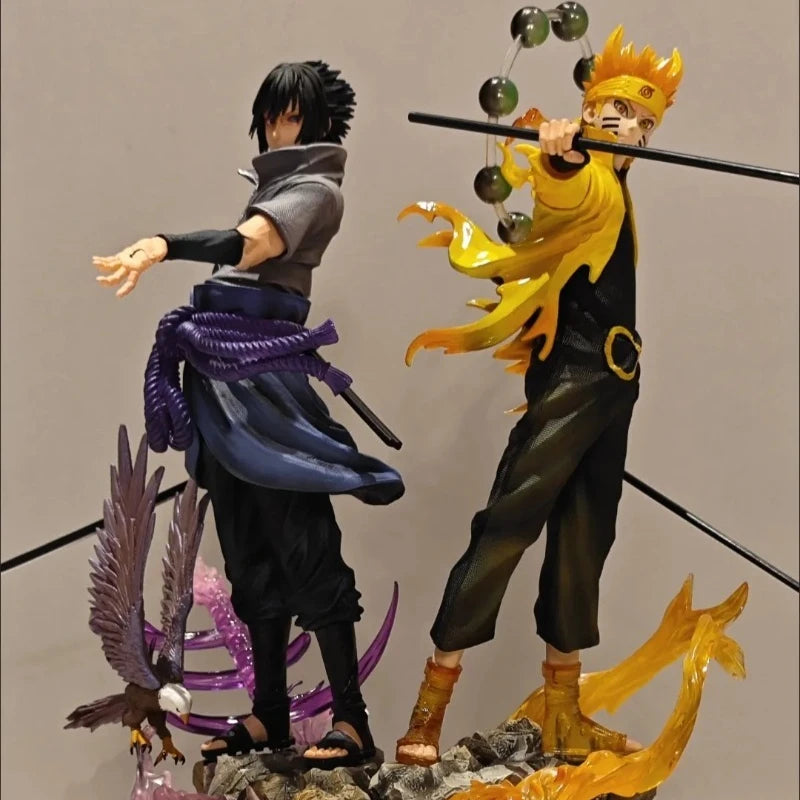 Naruto & Sasuke – Figurine Premium 32cm PVC Naruto Shippuden