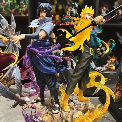 Naruto & Sasuke – Figurine Premium 32cm PVC Naruto Shippuden