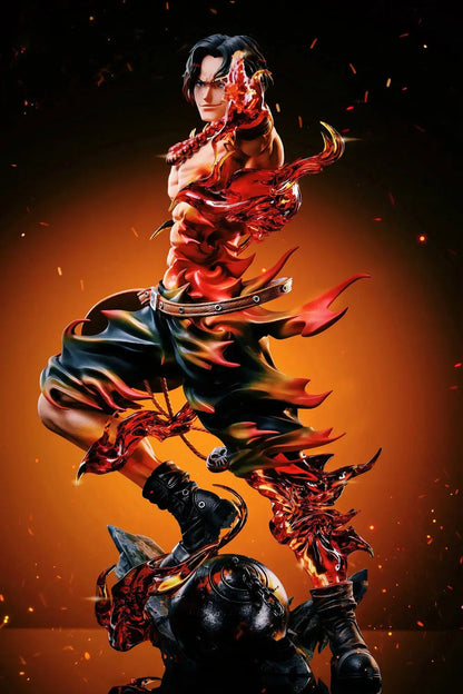 One Piece Ace Anime Figure Portgas·D· Ace Action Figurine Statue Pvc Gk Model Collection Doll Desk Decoration Toy Birthday Gifts