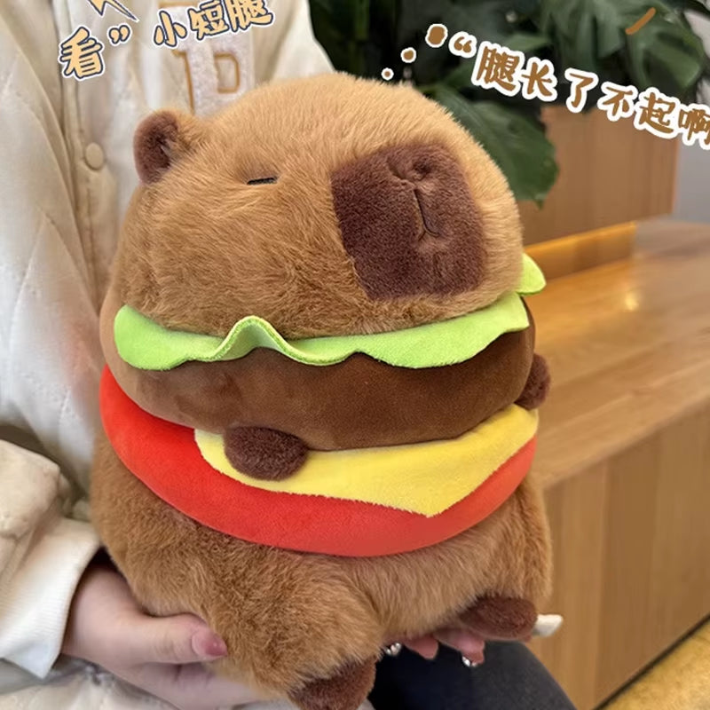 23Cm Capybara Plush Simulation Capibara Anime Fluffty Toy Cute Doll Stuffed Animals Soft Doll Plush Christmas Thanksgiving Gift