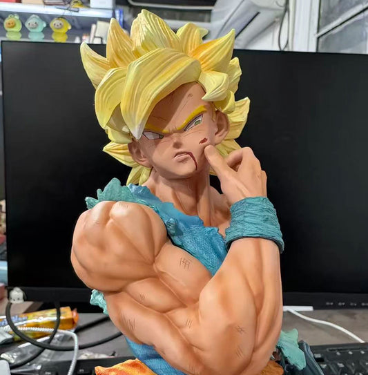 Figurine Son Goku Dragon Ball Z – Super Saiyan – Statue PVC 38 cm – Collector avec Base