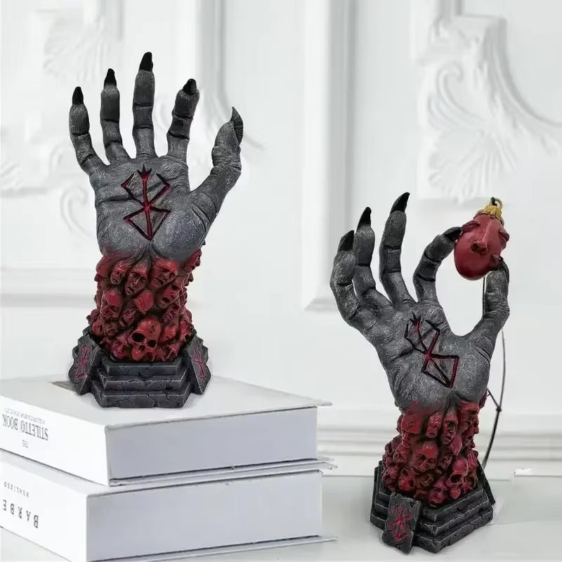 23Cm Berserk Hand of God Anime Figure Devil Hand Figurine Hand of God Statue Collectible Model Doll Toys Gift Home Decor