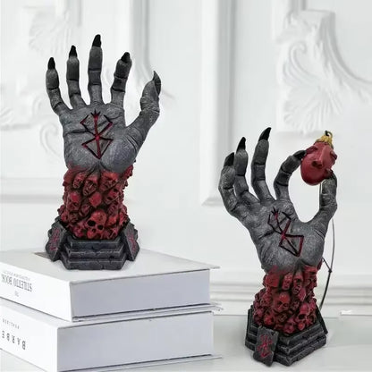 23Cm Berserk Hand of God Anime Figure Devil Hand Figurine Hand of God Statue Collectible Model Doll Toys Gift Home Decor