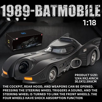 Batmobile 1989 Die-Cast échelle 1:18 – vue latérale