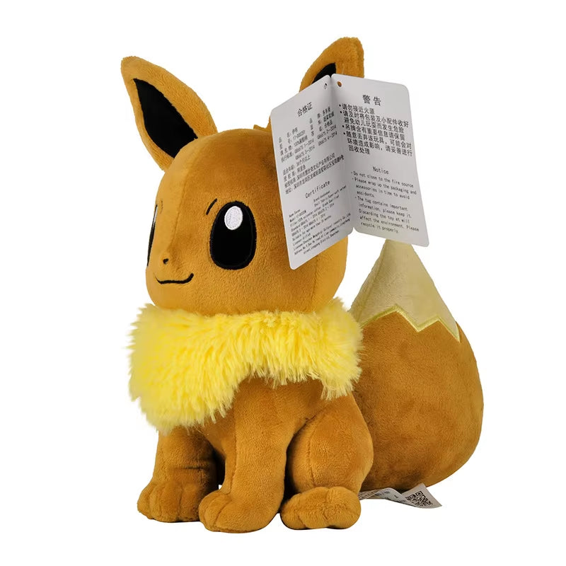 Pokemon Eevee Plush Toys Stuffed Animal Soft Flareon Doll for Kids Collection Adorably Anime Peripheral Room Decor Xmas Gifts