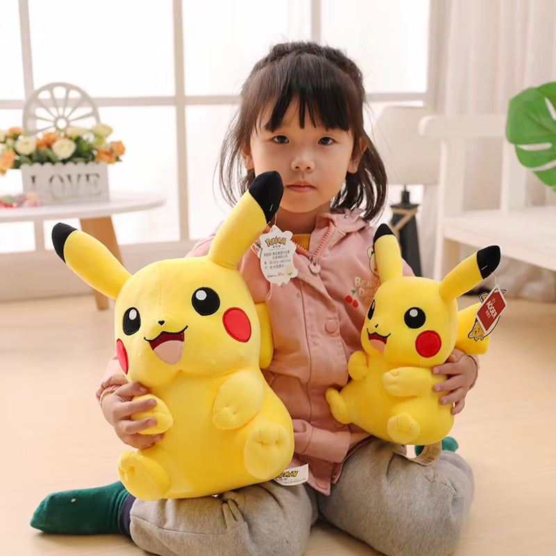 Big Size Pikachu Plushies Doll Anime Pokemon Kawaii Pikachu Stuffed Plush Toys Soft High Quality Fill Xmas Gifts for Children