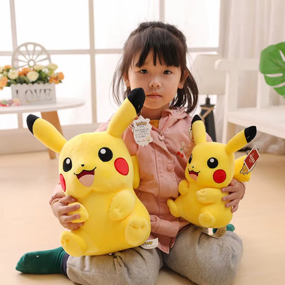 Big Size Pikachu Plushies Doll Anime Pokemon Kawaii Pikachu Stuffed Plush Toys Soft High Quality Fill Xmas Gifts for Children