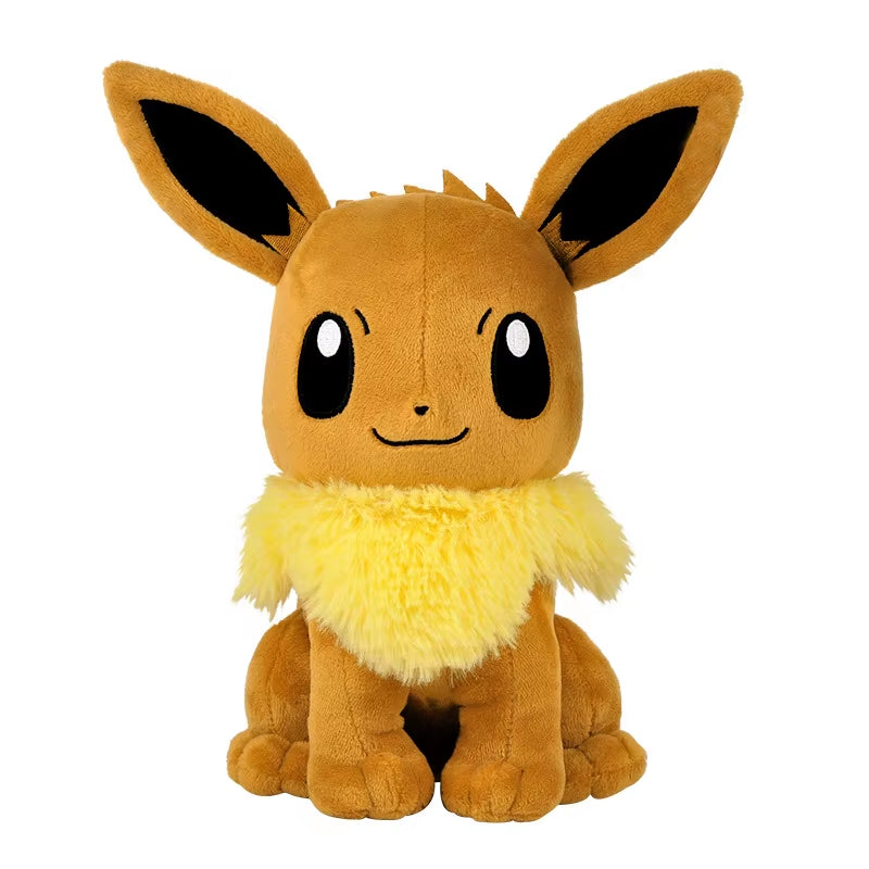 Pokemon Eevee Plush Toys Stuffed Animal Soft Flareon Doll for Kids Collection Adorably Anime Peripheral Room Decor Xmas Gifts