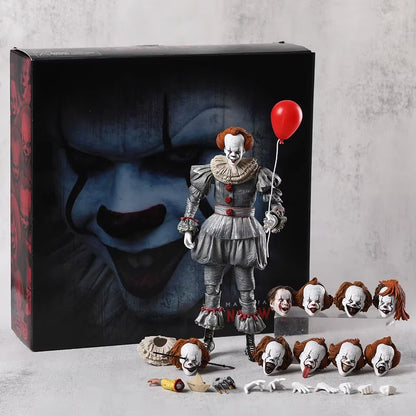 NECA Horror Movie Many Faces of Clown Action Figure PVC Collection Model Toys Gift