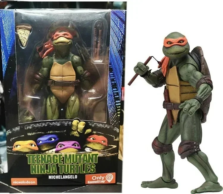 Figurines Tortues Ninja TMNT – 18 cm – Michelangelo Leonardo Raphael Donatello