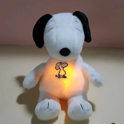 Peluche Snoopy bébé musicale lumineuse jouet sensoriel RetroVerse
