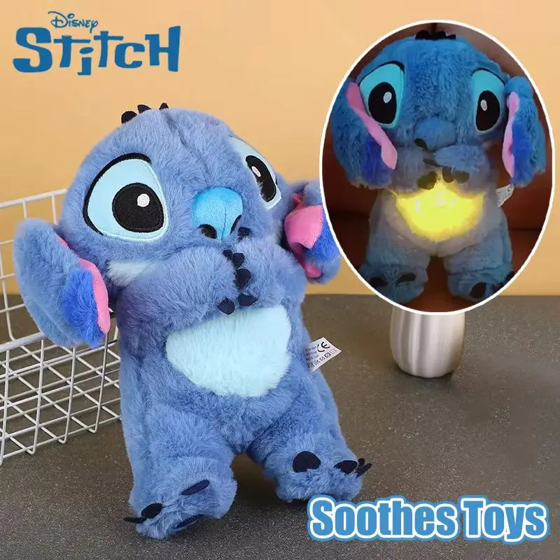 Stitch respirant avec 4 modes – Peluche musicale et lumineuse pour enfants