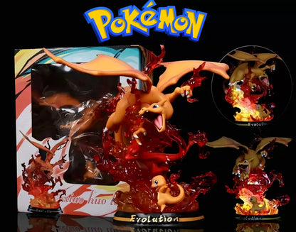 Figurine Pokémon Dracaufeu Charizard – 26 cm – Statue PVC Collection