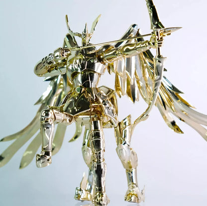 Figurine Aiolos du Sagittaire Saint Seiya – 18 cm – Chevalier d’Or 24K Collection